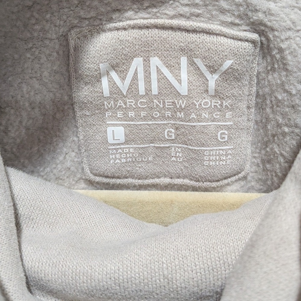 MNY Marc New York Performance Womens Large Sweatshirt Colorblock Cowl Neck - Picture 4 of 8